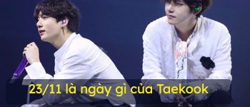 23/11 là ngày gì của taekook