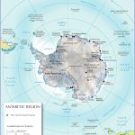 Bản đồ Châu Nam Cực (Antarctica Map) khổ lớn mới nhất