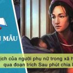 Bi kịch của người phụ nữ trong xã hội cũ qua đoạn trích Sau phút chia li