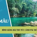 Bình giảng bài thơ Tức cảnh Pác Bó