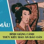 Bình giảng cảnh Thúy Kiều báo ân báo oán