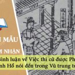 Bình luận về Việc thi cử được Phạm Đình Hổ nói đến trong Vũ trung tuỳ bút