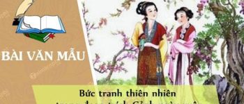 Bức tranh thiên nhiên trong đoạn trích Cảnh ngày xuân