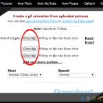 Cách tạo ảnh động trực tuyến bằng Gickr