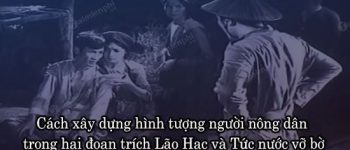 Cách xây dựng hình tượng người nông dân trong hai đoạn trích Lão Hạc và Tức nước vỡ bờ