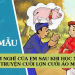 Cảm nghĩ của em sau khi học xong truyện cười Lợn cưới áo mới