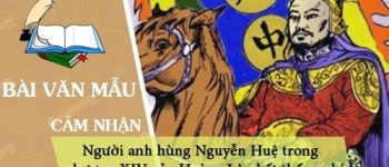 Cảm nghĩ của em về người anh hùng Nguyễn Huệ trong chương XIV của Hoàng Lê nhất thống chí