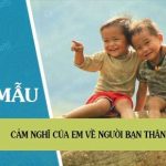 Cảm nghĩ của em về người bạn thân