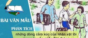 Cảm nghĩ về những dòng cảm xúc của nhân vật tôi trong truyện ngắn Tôi đi học