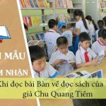 Cảm nhận của em khi đọc bài Bàn về đọc sách của học giả Chu Quang Tiềm