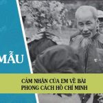 Cảm nhận của em về bài Phong cách Hồ Chí Minh