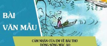 Cảm nhận của em về bài thơ Dòng sông mặc áo