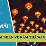 Cảm nhận của em về bài thơ Rằm tháng Giêng