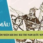 Cảm nhận khi đọc bài thơ Nam quốc sơn hà