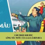 Cảm nhận khi đọc Lòng yêu nước của l-li-a Ê-ren-bua