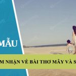 Cảm nhận về bài thơ Mây và sóng