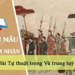 Cảm nhận về bài Tự thuật trong Vũ trung tuỳ bút