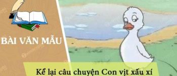 Dàn ý kể lại câu chuyện Con vịt xấu xí