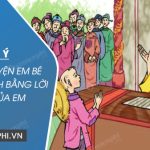 Dàn ý kể lại truyện Em Bé Thông Minh bằng lời văn của em