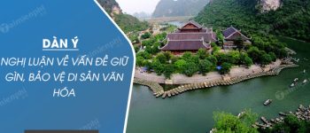 Dàn ý nghị luận về vấn đề giữ gìn, bảo vệ di sản văn hóa