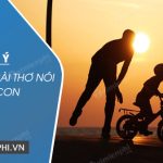 Dàn ý phân tích bài thơ Nói với con