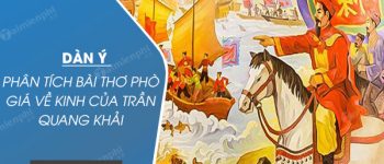 Dàn ý phân tích bài thơ Phò giá về kinh của Trần Quang Khải