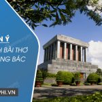 Dàn ý phân tích bài thơ Viếng lăng Bác