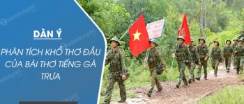 Dàn ý phân tích khổ thơ đầu của bài thơ Tiếng gà trưa