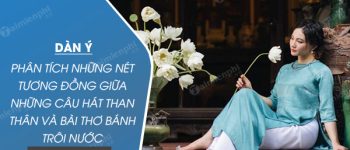 Dàn ý phân tích những nét tương đồng giữa những câu hát than thân và bài thơ Bánh trôi nước