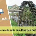 Dàn ý tả cái cối nước của đồng bào miền núi