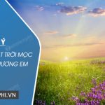 Dàn ý tả cảnh mặt trời mọc trên quê hương em