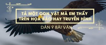 Dàn ý tả một con vật mà em thấy trên họa báo hay truyền hình