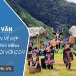 Đoạn văn cảm nhận vẻ đẹp người đồng mình trong bài thơ Nói với con