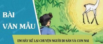 Em hãy kể lại chuyện Người đi săn và con nai