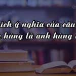 Giải thích ý nghĩa của câu ca dao: Anh hùng là anh hùng rơm…