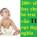 Gợi ý 200+ cách đặt tên hay cho con trai vần TH cực đẹp