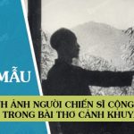 Hình ảnh người chiến sĩ cộng sản trong bài thơ Cảnh khuya