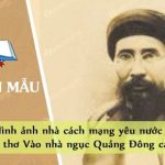 Hình ảnh nhà cách mạng yêu nước qua bài thơ Vào nhà ngục Quảng Đông cảm tác