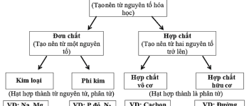 Hóa 8 bài 8: Bài tập luyện tập về Chất, Nguyên tử, Phân tử