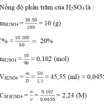 Hóa học 8 Bài 44: Bài luyện tập 8 – Giải bài tập SGK Hóa học 8 Bài 44