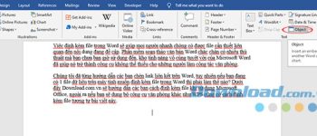 Hướng dẫn đính kèm file trong Word