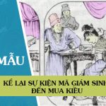 Kể lại sự kiện Mã Giám Sinh đến mua Kiều