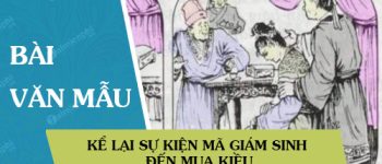 Kể lại sự kiện Mã Giám Sinh đến mua Kiều