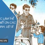 Kể một việc làm thể hiện lòng biết ơn các thương binh, liệt sĩ