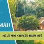 Kể về một chuyến thăm quê