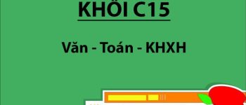 Khối C15 gồm những môn nào, xét ngành nào, trường nào?