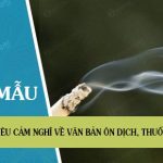 Nêu cảm nghĩ về văn bản Ôn dịch, thuốc lá