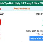 Ngày 10/3 dương lịch là ngày gì?