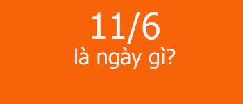 Ngày 16/11 là ngày gì?