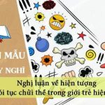 Nghị luận về hiện tượng nói tục chửi thề trong giới trẻ hiện nay